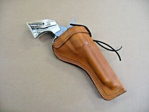 LEATHER HOLSTER HERITAGE ROUGH RIDER 22 / RUGER SINGLE SIX REVOLVER / WRANGLER