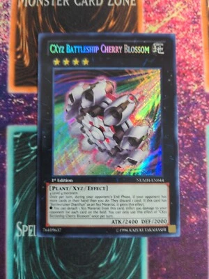 Yu-Gi-Oh! CXyz Battleship Cherry Blossom NUMH-EN044 1st Edition Secret NM b2/ - Image 1 of 4
