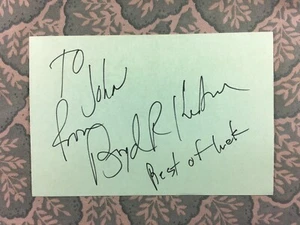 Boyd Kestner - Der Läufer - Hannibal - Die große böse Stadt - Autogramm 1989 - Bild 1 von 2