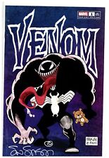 Venom #1 Stan Sakai Variant Set Trade Dress/B&W Virgin SIGNED STAN SAKAI W/COA.
