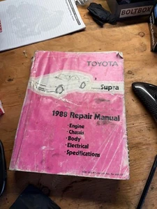 1988 Toyota Supra Factory Shop Service Repair Manual With Electrical Diagram - Picture 1 of 4