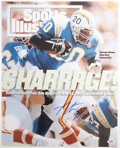Natrone Means Signed 16x20 Photo PSA/DNA October 1994 Sports Illustrated Cover