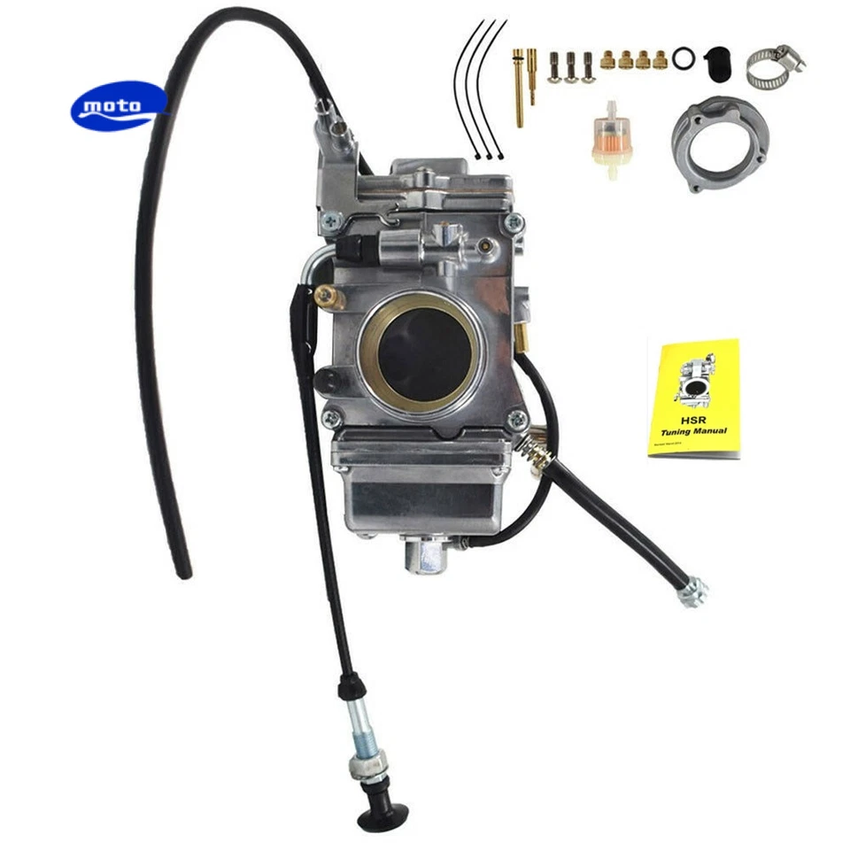 Carburador de ánima lisa HSR48 48 MM Carb 48-2 para Harley EVO Twin Cam TwinCam EE. UU. Foto 1 de 4