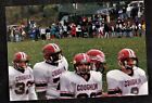 Old Vintage Photograph Group of Coughlin Football Players Standing on Field