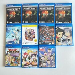 Sony PS Vita Game Cartridge Soft Lot of 11 Set Japanese Bulk