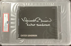 Mariano Rivera Signed CD Jacket Enter Sandman Yankees Metallica PSA/DNA Auto 9 - Picture 1 of 5
