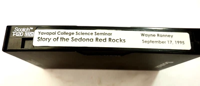 Story of the Sedona Red Rocks W. Ranney VHS Tape College Science Presentation - Image 1 of 4