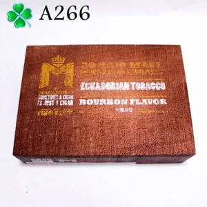 Macanudo Bourbon Flavor 5 x 50 Empty Wood Cigar Box 8.25" x 6" x 2.25" A266 - Picture 1 of 8