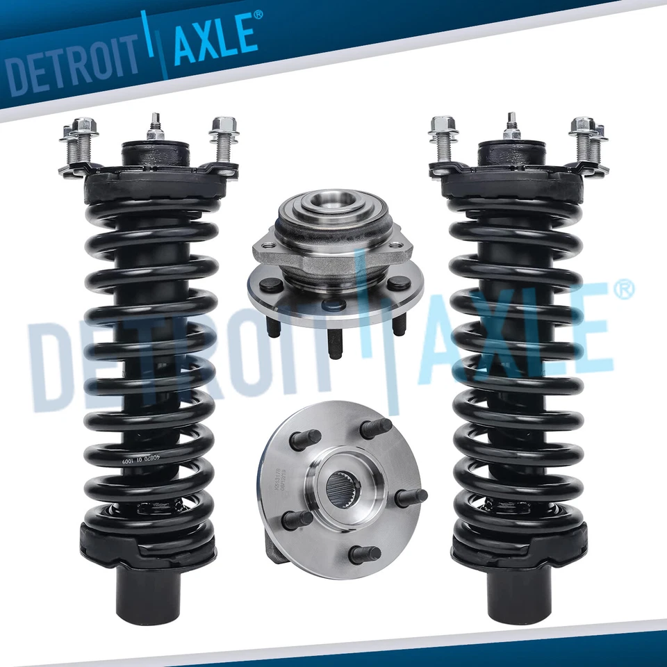 Bujes de cojinete de rueda de resorte helicoidal de puntales delanteros para Jeep Liberty 2002 2003 2004 2005 Foto 1 de 4