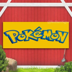 Pokemon Indoor Outdoor Banner Sign - Picture 1 of 1
