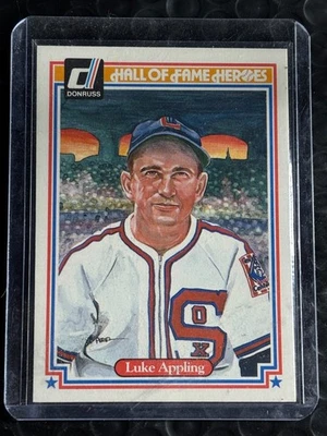 1983 Donruss Hall of Fame Heroes - Luke Appling #8 HOF - Image 1 of 2