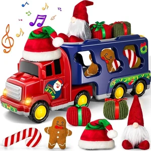 Doloowee Gingerbread Truck Toy for Kids 3-5, Christmas Gift for Boys & Girls - Picture 1 of 5