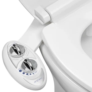 LUXE Bidet W85 Agua Dulce Doble Boquilla Accesorio Bidé No Eléctrico Gris Perla - Imagen 1 de 8