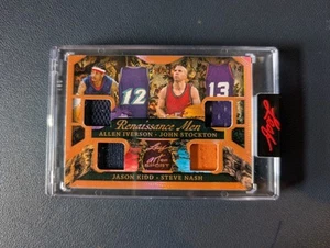 2023 Leaf Art Of Sport Iverson Stockton Kidd Nash Renaissance Men /35 - Picture 1 of 2
