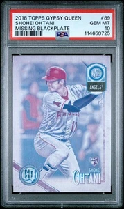 2018 Topps Gypsy Queen #89 Shohei Ohtani Missing Backplate SSP PSA 10 Gem Mint - Picture 1 of 2