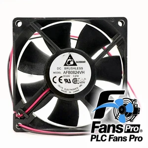 1PCS Brand New Delta Fan AFB0824VH DC 24V 0.21A  2-Wires 80*80*25MM Cooling Fan - Picture 1 of 3