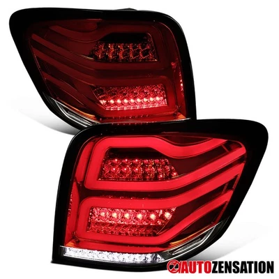 Fit 2006-2011 Mercedes Benz W164 ML350 ML500 ML63 Red/Smoke Full LED Tail Lights Foto 1 de 4