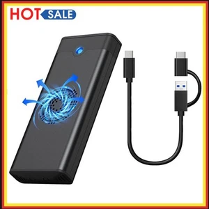 M.2 NVME NGFF SSD Box 10 Gbit/s für 2242/2260/2280 SSD (NVME und NGFF OTG) - Afbeelding 1 van 12