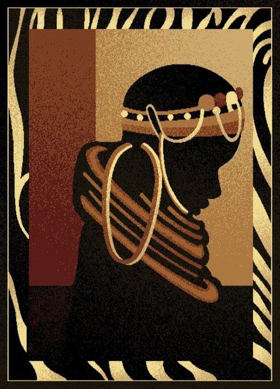 Alfombra pictórica 5x8 United Weavers Browns 910-01530 - abril 5' 3" x 7' 2" Foto 1 de 1