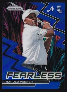 2024 Panini Prizm Liv Golf - Fearless Harold Varner III #1 Blue Prizm /99 - Picture 1 of 2