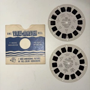 Viewmaster 1948 127 128 Yellowstone Old Faithful Mammoth Area View Master - Picture 1 of 1
