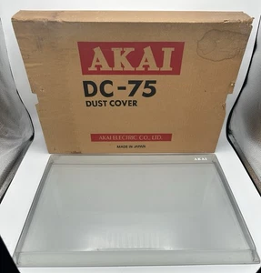 AKAI DC-75 Dust Cover For GXC-75D Reel to Reel – OEM Vintage In Box - Picture 1 of 9