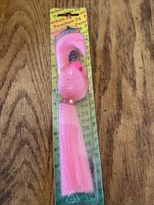 BAGLEY Parachute Jig 6 Oz Saltwater Jig S-NPJ60-6 Pink Fluorescent - Picture 1 of 8