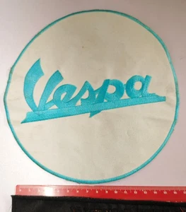 Piaggio "VESPA" Embroidered  Patch, Aufnäher gestickt, Toppa ricamata Ø 150mm - Picture 1 of 1