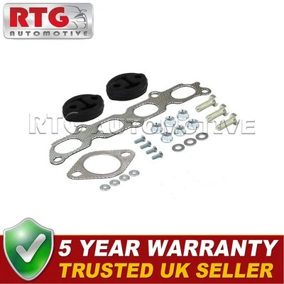 Front Catalytic Converter Fitting Kit Fits Ford Focus C-Max 1.4 1.6 1891538 - Image 1 of 4