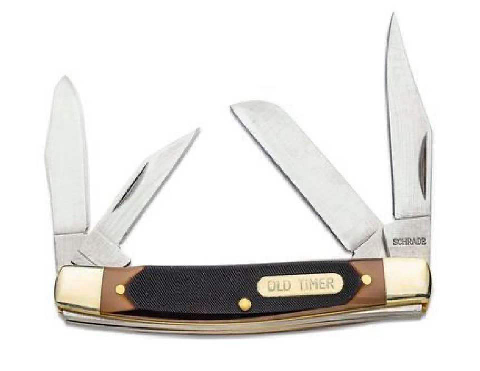 Navaja de bolsillo plegable Schrade OLD TIMER Workmate Saw Cut 4 hojas 44OT 1187238 Foto 1 de 1