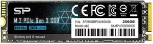4713436129639 SSD drive A60 256GB M.2 PCIe 2100/1200 MB/s NVMe SILICON POWER - Picture 1 of 2