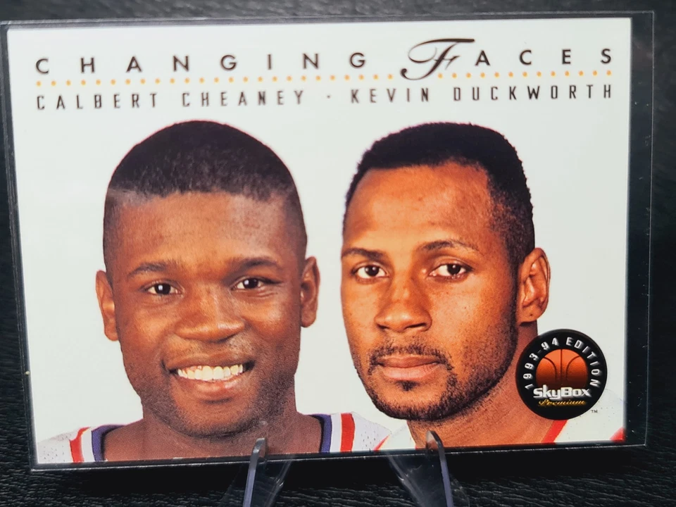 Calbert Cheaney Kevin Duckworth CF #318 1993-94 Premium Changing Faces M0109A - Image 1 of 2
