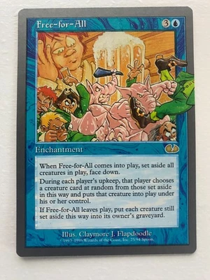 Free-for-All Unglued Regular Magic the Gathering MTG Card - Image 1 of 2