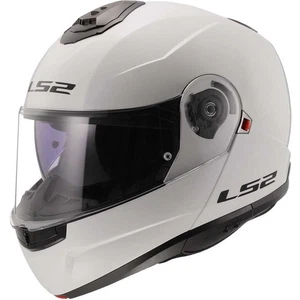 LS2 CASCO MOTO MODULARE FF908 STROBE 2 GLOSS WHITE 2206 - Picture 1 of 13