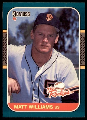 1987 Donruss The Rookies #45 Matt Williams RC - Image 1 of 2