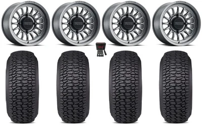 Method 411 14" Wheels Titanium 30" Regulator 2 Tires Polaris Sportsman / RZR / - Image 1 of 4