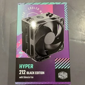 Cooler Master Hyper 212 Black Edition Silencio 120mm Fan CPU Cooler - Picture 1 of 4