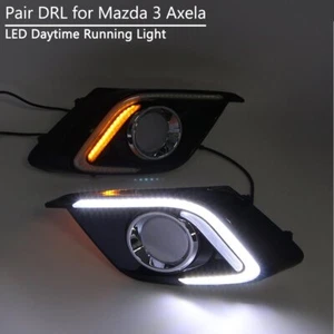 LED DRL For Mazda 3 Axela 2014 2015 Daytime Running Light With Turn Signal Lamp - Foto 1 di 12