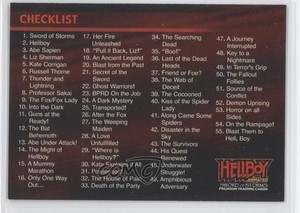 2007 Inkworks Hellboy Animated: Sword of Storms Checklist #72 0o3
