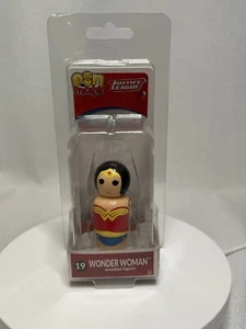 Pin Mates DC WONDER -WOMAN #19 2" Collectible Wooden Figure 2016 Justice League - Picture 1 of 12