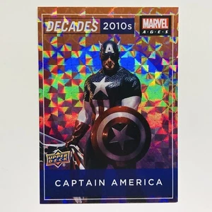 2020 Upper Deck Marvel Ages Decades 2010's Captain America #D11-6 Near Mint - Picture 1 of 2