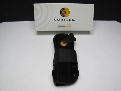 Corflex 8" Suede Wrist Lacer Splint Brace Support w Thumb Wrap  Left Small - Image 1 of 4