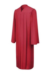 Bata de confirmación roja - Imagen 1 de 5