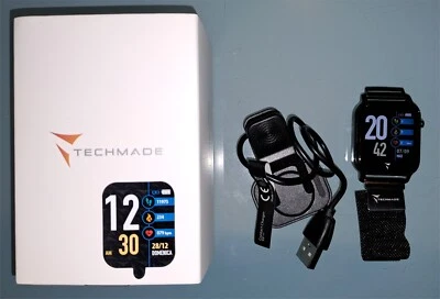 OROLOGIO SMARTWATCH TECHMADE TM-TWX-MBK NERO - Immagine 1 di 3