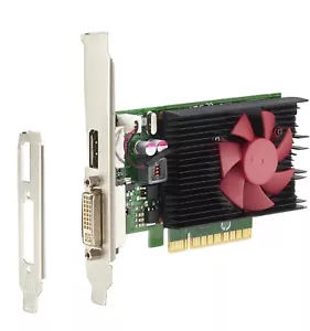 New HP Z9H51AA NVIDIA GEFORCE GT 730 DP 2GB PCIE X8 GFX - Picture 1 of 2