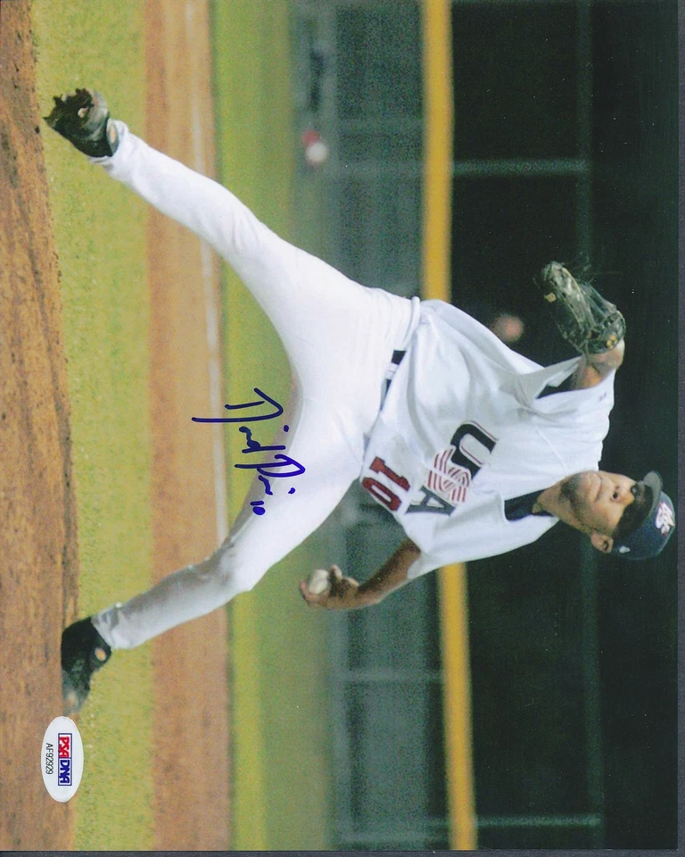 Foto autógrafa autografiada 8x10 firmada por David Price Team EE. UU. PSA/DNA AF92929 Foto 1 de 1