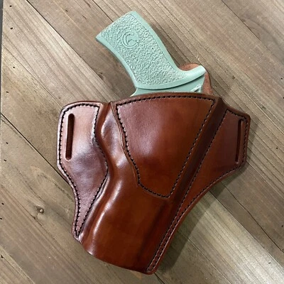 Revólver funda panqueque de cuero Chiappa Rhino .357 (LEER PLAZO DE ENTREGA) Foto 1 de 3