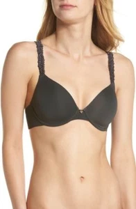 NATORI 731080 Underwire Lined LACE Straps T-shirt Bra 34DDD olive GREEN - Picture 1 of 9