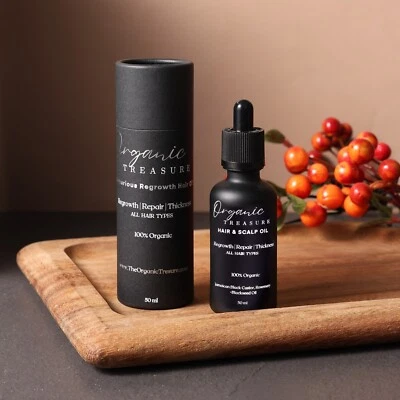 ORGANIC TREASURE Organic Hair Oil for all your Hair problems Argan Oi, Avocado Oil, Coconut Oil