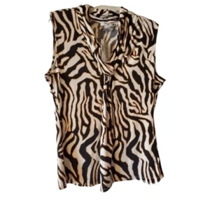 Carmen Marc Valvo Sleeveless Top NWT Size Xl - Picture 1 of 6